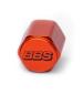 Preview: BBS Unlimited Ventilkappe - Aluminium - rot - Logo gelasert - 4 Stück